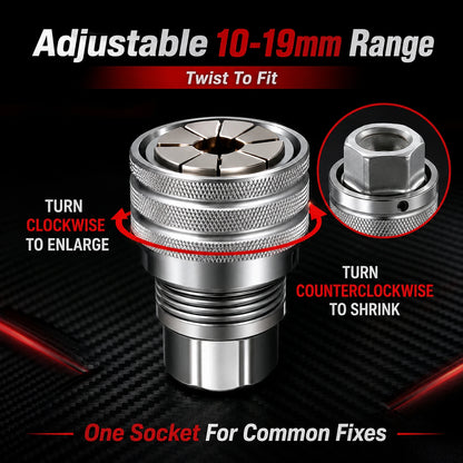 Multi-Function Universal Grip Socket Tool