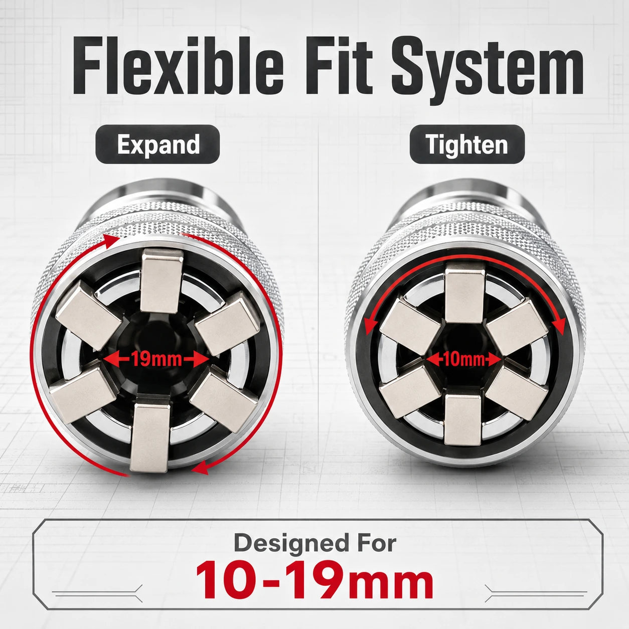 Multi-Function Universal Grip Socket Tool