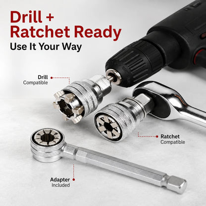 Multi-Function Universal Grip Socket Tool