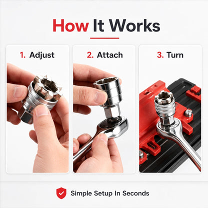 Multi-Function Universal Grip Socket Tool
