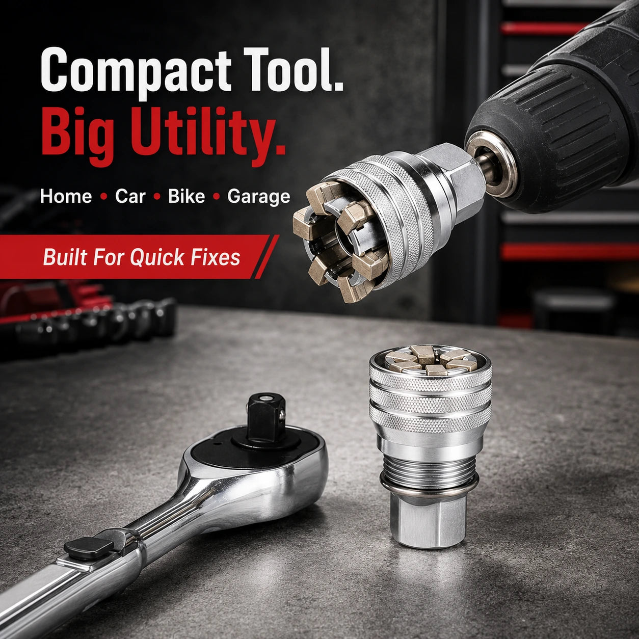 Multi-Function Universal Grip Socket Tool