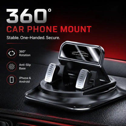 360° Anti-Slip Car Phone Mount