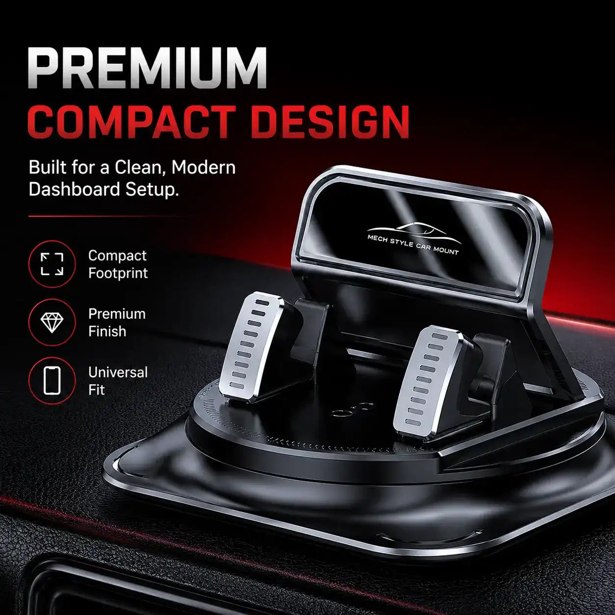 360° Anti-Slip Car Phone Mount