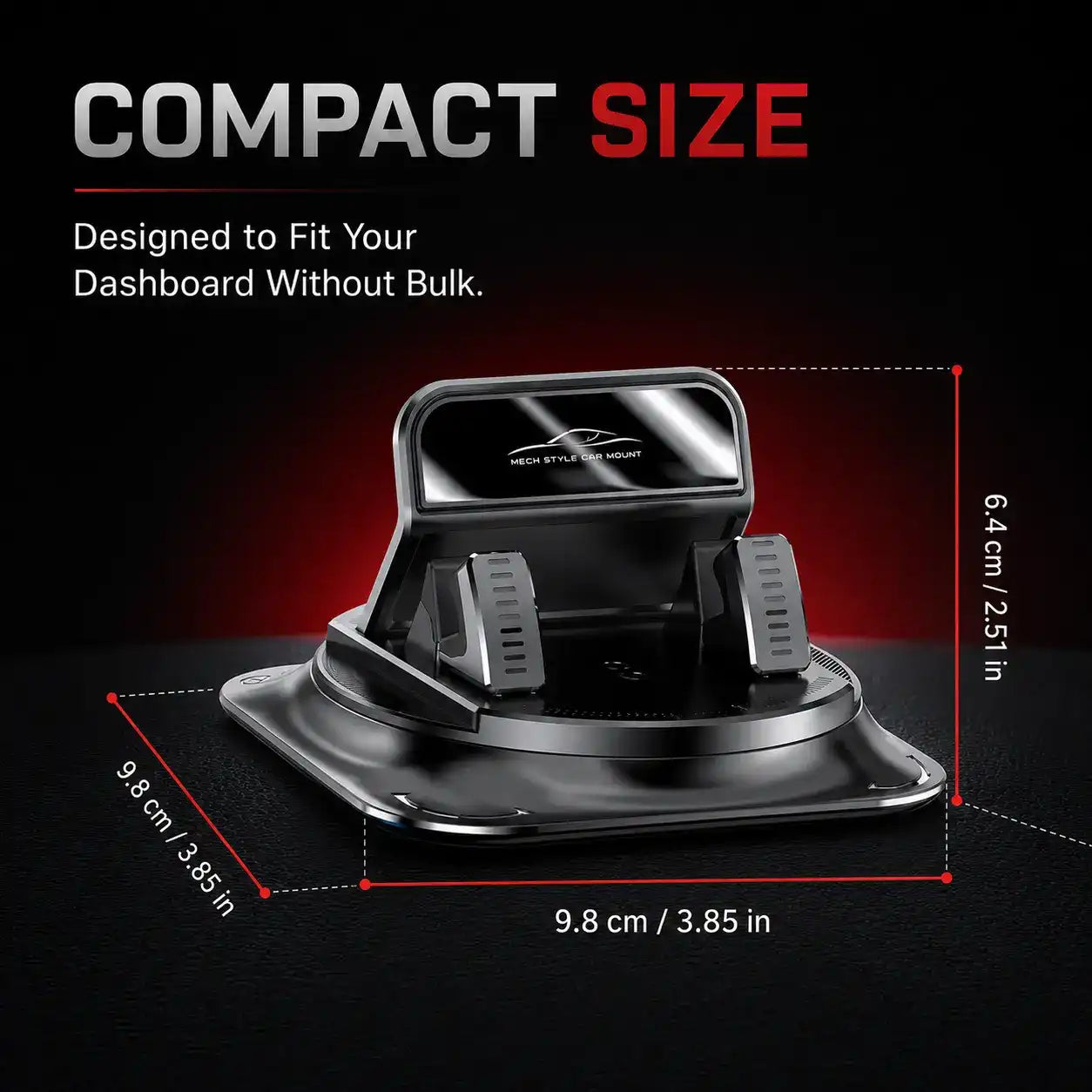 360° Anti-Slip Car Phone Mount