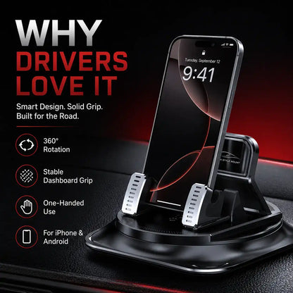 360° Anti-Slip Car Phone Mount